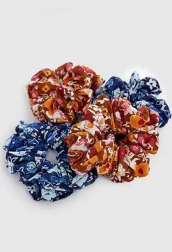 LACAUSA CLOTHING Watercolor Floral Scrunchie ACCESSORIES