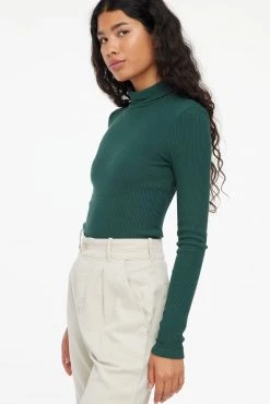 LACAUSA CLOTHING Sweater Rib Turtleneck TOPS