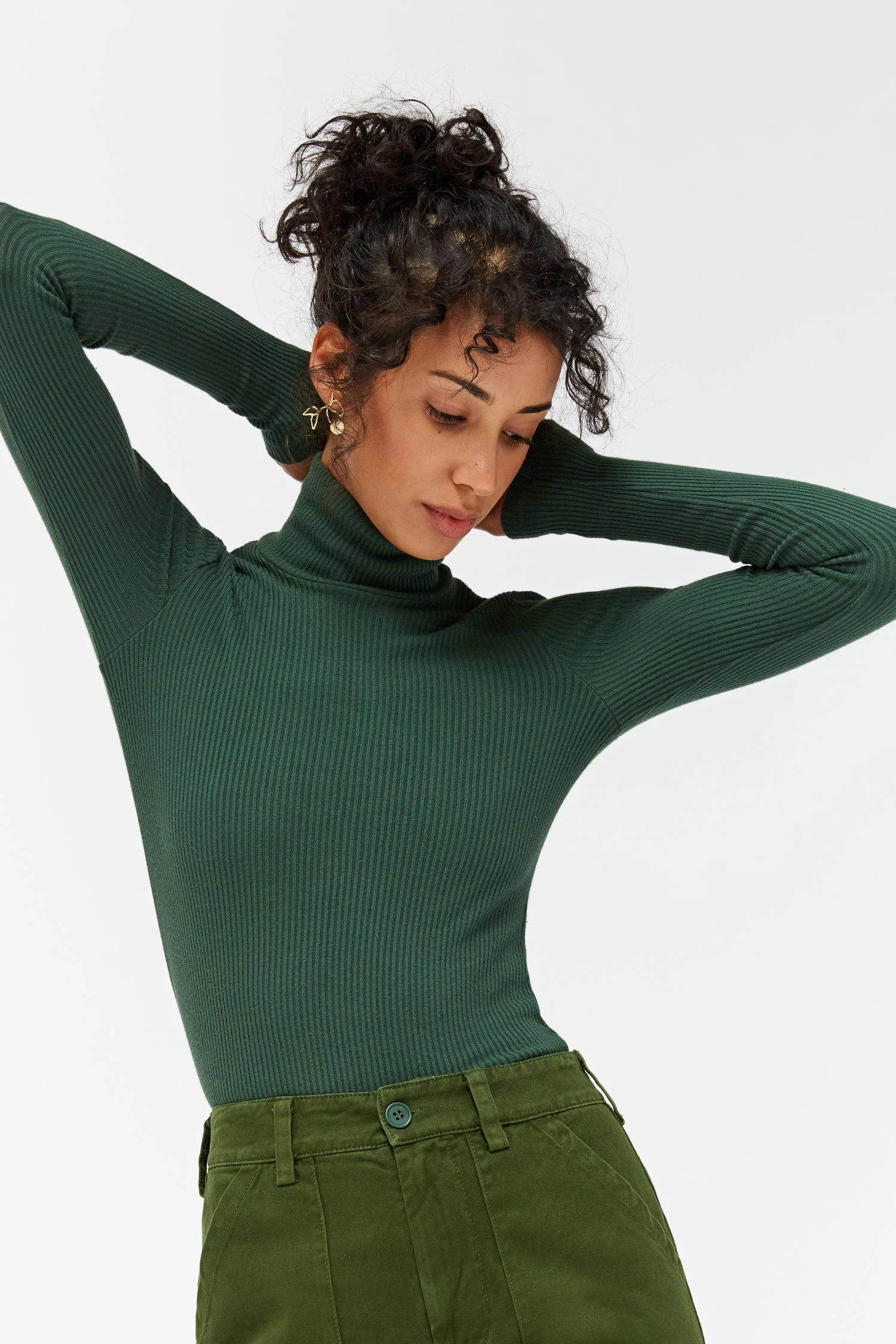 LACAUSA CLOTHING Sweater Rib Turtleneck TOPS 4 LACAUSA CLOTHING Sweater Rib Turtleneck TOPS