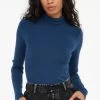 LACAUSA CLOTHING Sweater Rib Turtleneck