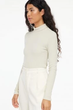 LACAUSA CLOTHING TOPS Sweater Rib Turtleneck 11 LACAUSA CLOTHING TOPS Sweater Rib Turtleneck