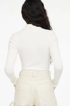 LACAUSA CLOTHING Sweater Rib Turtleneck TOPS