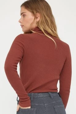 LACAUSA CLOTHING Sweater Rib Turtleneck