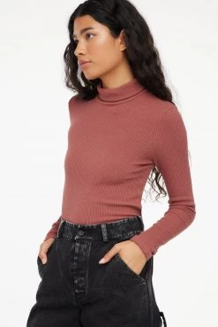 LACAUSA CLOTHING Sweater Rib Turtleneck