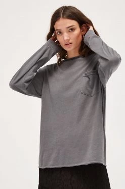 LACAUSA CLOTHING TOPS Longsleeve Crewneck