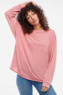 LACAUSA CLOTHING TOPS Longsleeve Crewneck