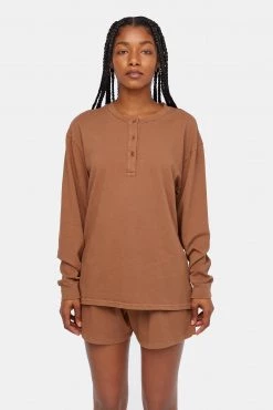 LACAUSA CLOTHING TOPS Lolo Henley