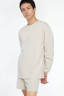 LACAUSA CLOTHING Lolo Henley TOPS