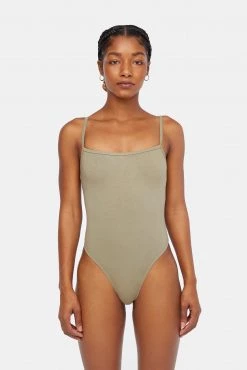 LACAUSA CLOTHING TOPS Poppy Bodysuit