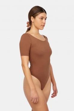 LACAUSA CLOTHING TOPS Dawn Bodysuit