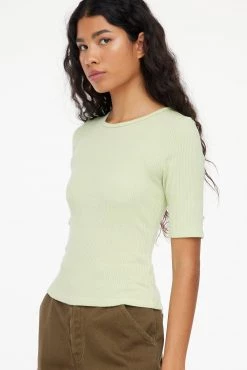 LACAUSA CLOTHING Sweater Rib Tee