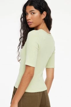 LACAUSA CLOTHING Sweater Rib Tee