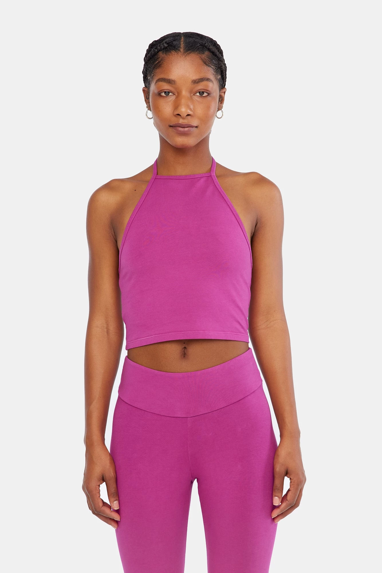 LACAUSA CLOTHING TOPS Veda Halter 1 LACAUSA CLOTHING TOPS Veda Halter