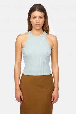 LACAUSA CLOTHING TOPS Cut Out Tank