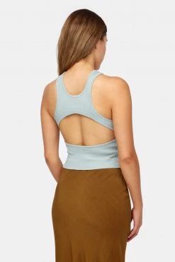 LACAUSA CLOTHING TOPS Cut Out Tank