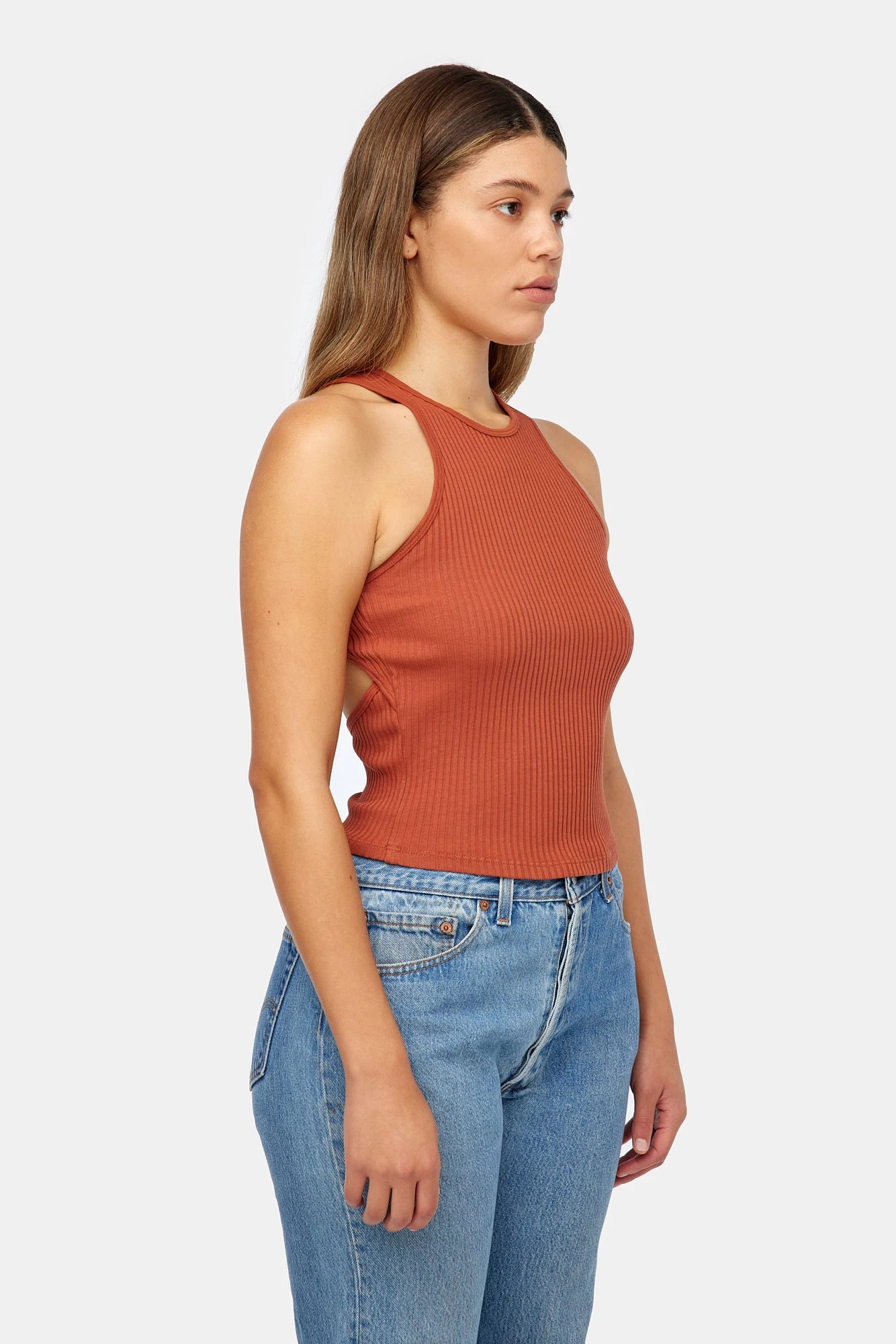 LACAUSA CLOTHING TOPS Cut Out Tank 2 LACAUSA CLOTHING TOPS Cut Out Tank