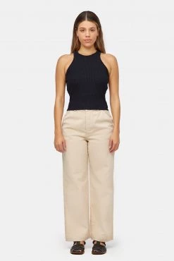 LACAUSA CLOTHING TOPS Cut Out Tank