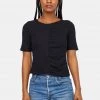 LACAUSA CLOTHING Ruched Tee