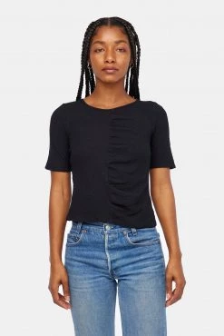 LACAUSA CLOTHING Ruched Tee