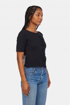 LACAUSA CLOTHING Ruched Tee