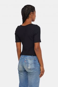 LACAUSA CLOTHING Ruched Tee