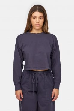 LACAUSA CLOTHING TOPS Longsleeve Boxy Tee