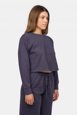 LACAUSA CLOTHING TOPS Longsleeve Boxy Tee