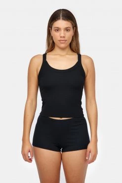 LACAUSA CLOTHING Ribbed Finn Tank