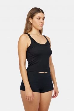 LACAUSA CLOTHING Ribbed Finn Tank
