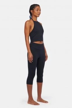 LACAUSA CLOTHING BOTTOMS Astral Capri Leggings