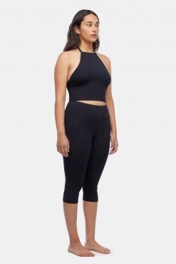LACAUSA CLOTHING BOTTOMS Astral Capri Leggings