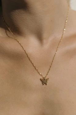 WOLF CIRCUS Papillon Charm Necklace