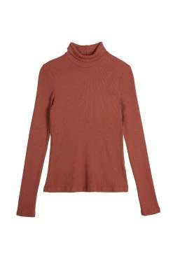 LACAUSA CLOTHING Sweater Rib Turtleneck